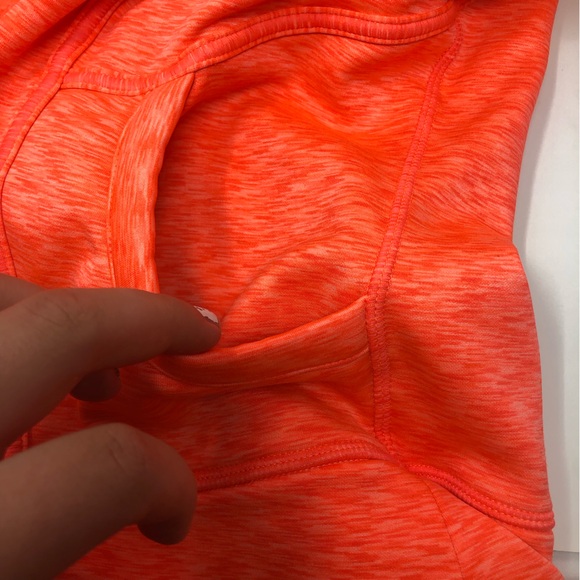 Athleta Athletic Zip Up Jacket Orange Size Medium - Picture 5 of 11